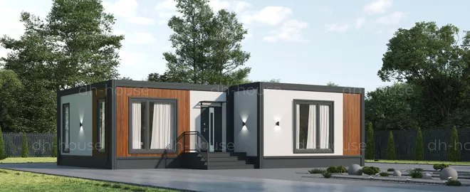 Одноэтажный модульный дом ULTRA 88 под ключ